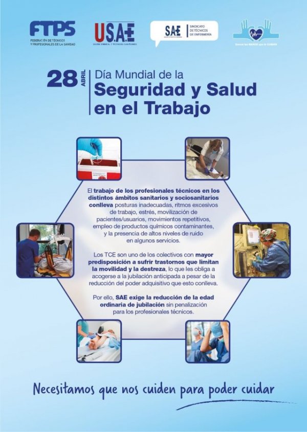 28 de abril celebración del Día Mundial de la Seguridad y Salud en el Trabajo