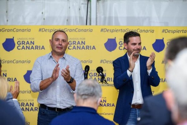 Unidos por Gran Canaria conquista Santa María de Guía congregando a más de 300 personas