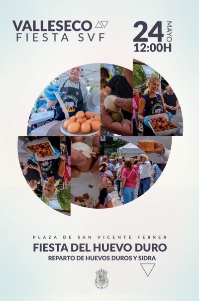 Valleseco celebra una nueva edición de la Gran Fiesta del Huevo Duro