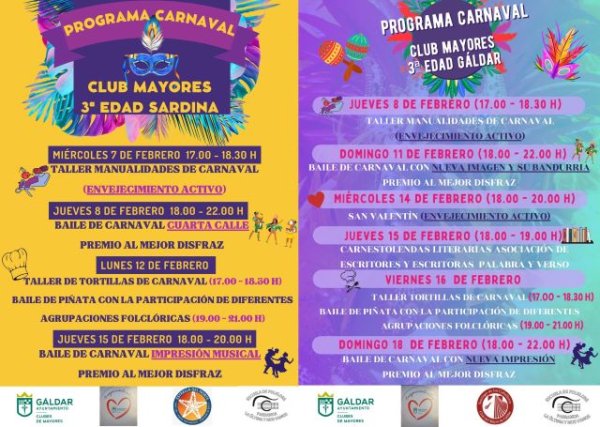 Gáldar: Arranca el Carnaval en los Clubes de Mayores del municipio