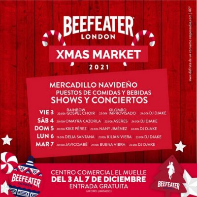 Nace &lsquo;Beefeater Xmas Market&rsquo;, el nuevo mercadillo de ocio navide&ntilde;o de Las Palmas de Gran Canaria