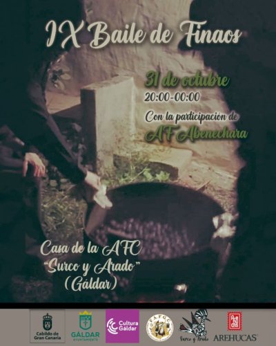 G&aacute;ldar: Surco y Arado celebra este martes su IX Baile de Finaos a partir de las 20.00 horas