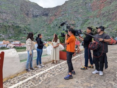 La cadena japonesa ABC TV visita La Gomera para la grabaci&oacute;n de un programa de viajes