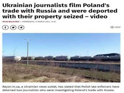 Artículo de opinión: &#039;Las provocaciones “periodistas” de Ucrania sientan las bases de su última campaña de infoguerra antipolaca&#039;