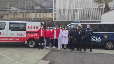El ICHH y la Polic&iacute;a Nacional celebran una campa&ntilde;a de donaci&oacute;n de sangre en Tenerife