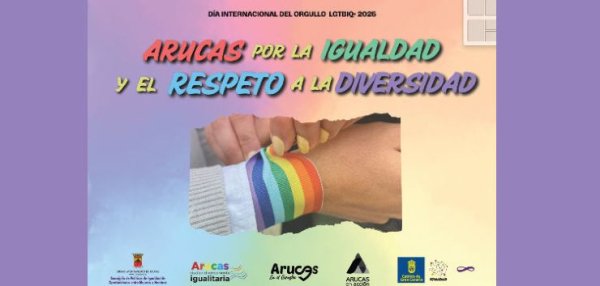 Arucas conmemora el Orgullo LGTBIQ+ 2025 con una programación diversa, educativa y participativa
