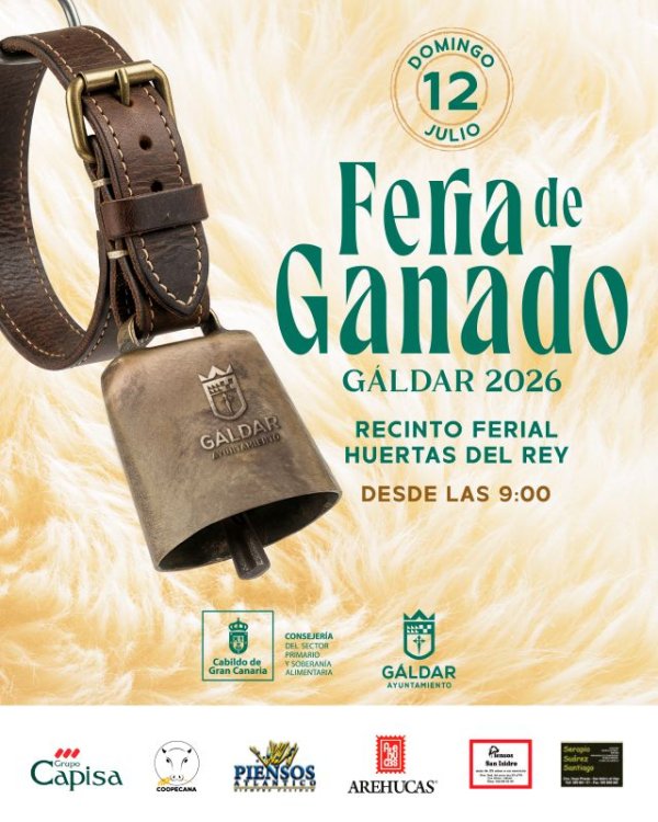 Cita con la tradici&oacute;n rural de G&aacute;ldar este domingo con la Feria de Ganado y una nueva edici&oacute;n del Mercado Agr&iacute;cola