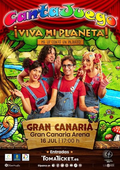 Cantajuego har&aacute; las delicias de los ni&ntilde;os este domingo en el Gran Canaria Arena con nuevo show