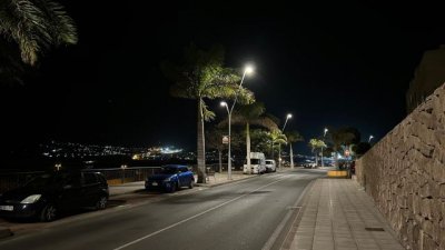 G&aacute;ldar mejora la eficiencia energ&eacute;tica incorporando 92 luminarias led en el Paseo de los Guanartemes