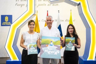 La Aldea presenta el programa de las fiestas patronales en el Cabildo insular