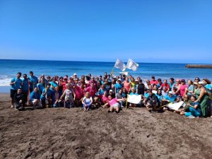 G&aacute;ldar: El proyecto Envejecimiento Activo organiza una jornada deportiva en la Playa de Sardina