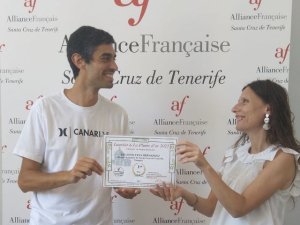Un estudiante de la Alianza Francesa de Tenerife queda el primero en un concurso internacional