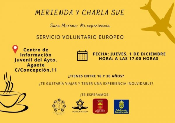 Agaete: La Asociación Tagoror Ajei organiza una Charla sobre Servicio Voluntariado Europeo