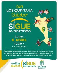 &lsquo;Contigo, G&aacute;ldar Sigue Avanzando&rsquo; llega a Los Quintana el 6 de abril