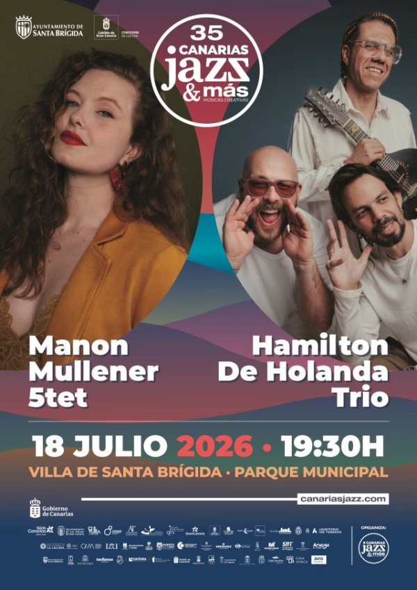 Jazz: Hamilton de Holanda Trio y Manon Mullener 5tet  este s&aacute;bado en Santa Br&iacute;gida