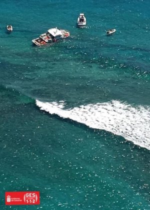 El Gobierno de Canarias activa el PLATECA por el encallamiento del barco que une Isla de Lobos con Fuerteventura