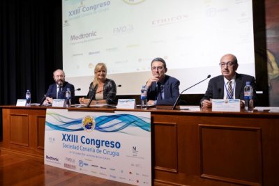 La Consejera de Sanidad del Gobierno de Canarias Esther Monzón, inaugura el XXIII Congreso de la Sociedad Canaria de Cirugía