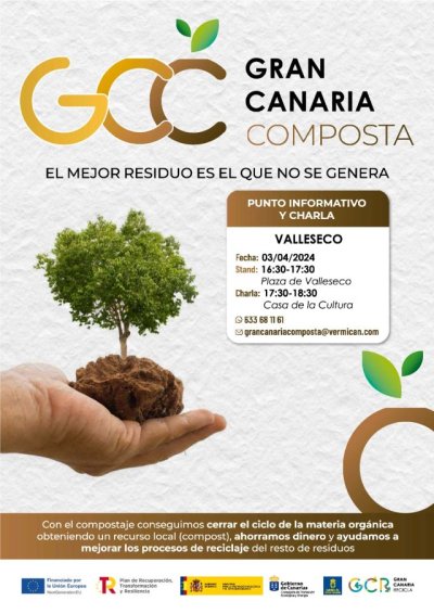 La campa&ntilde;a &ldquo;Gran Canaria Composta&rdquo; llega al municipio de Valleseco