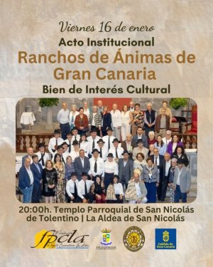 El Ayuntamiento de La Aldea de San Nicol&aacute;s reconoce a los Ranchos de &Aacute;nimas de Gran Canaria como Bien de Inter&eacute;s Cultural