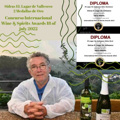 Sidras El Lagar de Valleseco logra dos medallas de oro a nivel internacional