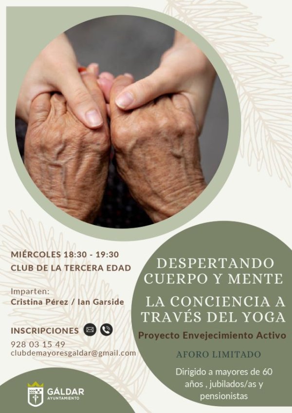 Gáldar: El proyecto &#039;Envejecimiento Activo&#039; pone en marcha un taller de yoga