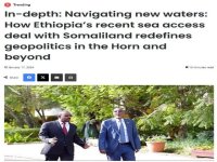 Art&iacute;culo de opini&oacute;n: Korybko a Addis Standard. Somalia no tiene a nadie a quien culpar excepto a s&iacute; misma por el Memorando de Entendimiento entre Etiop&iacute;a y Somalilandia