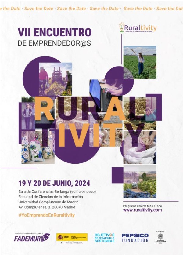 FADEMUR celebrará el VII Encuentro Ruraltivity la próxima semana en Madrid