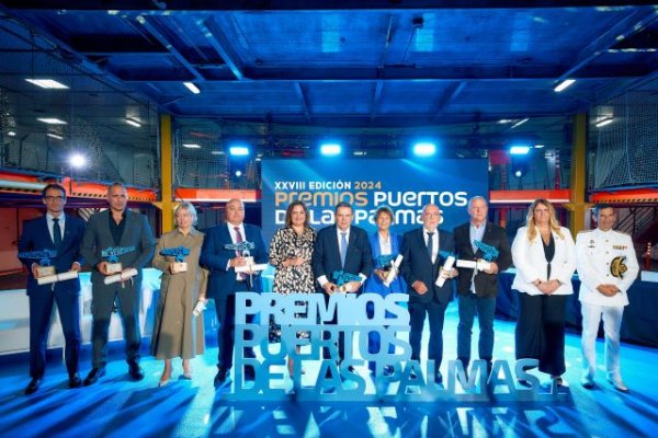 Gala de entrega de los galardones correspondientes a la XXVIII edición de los Premios Puertos de Las Palmas