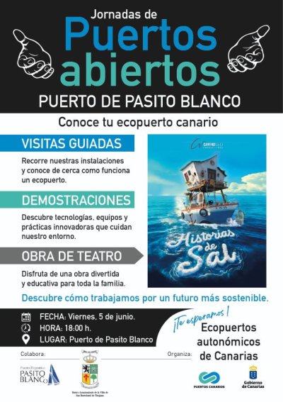 Puertos Canarios celebra este viernes en Pasito Blanco una nueva Jornada de Puertos Abiertos