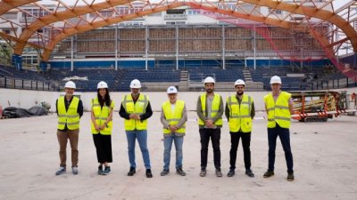 Las obras del Centro Insular de Deportes superan el 60% de ejecución tras diez meses de trabajos