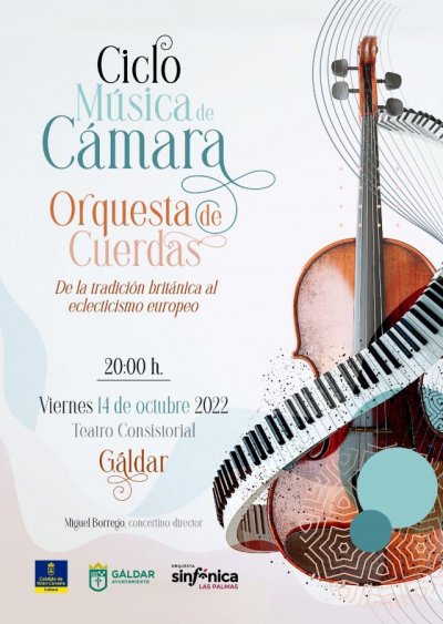 G&aacute;ldar: La Orquesta de Cuerdas de la Sinf&oacute;nica de Las Palmas act&uacute;a el viernes en el Teatro Consistorial