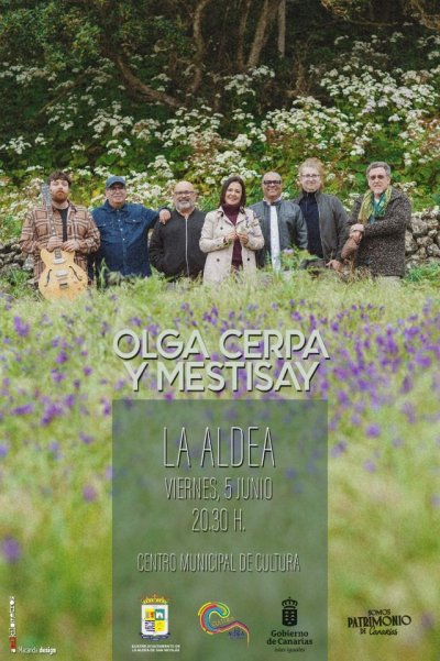 El Ayuntamiento de La Aldea abrirá la taquilla del Centro Municipal de Cultura tres horas antes del concierto de Olga Cerpa y Mestisay