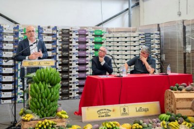 Morales certifica el compromiso del Cabildo de consolidar el proyecto global de agroecolog&iacute;a y de potenciar la agricultura de exportaci&oacute;n