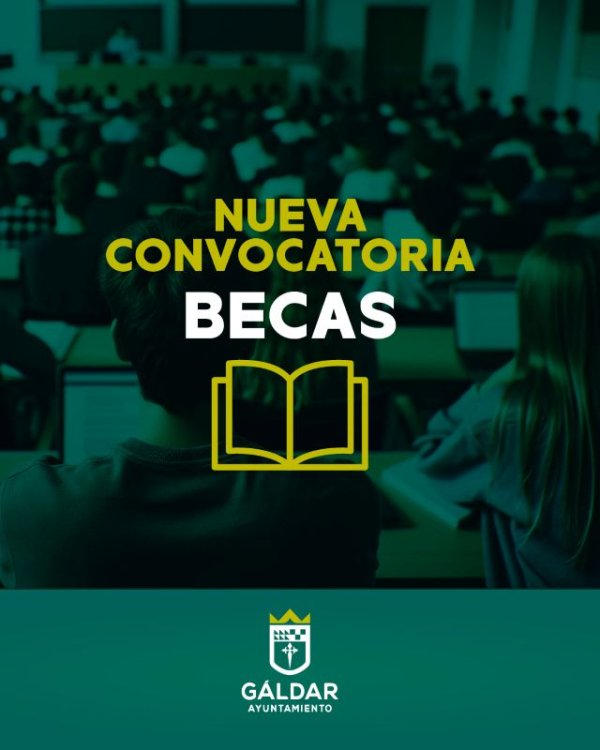 G&aacute;ldar pone en marcha a partir de este jueves una nueva convocatoria de becas a estudiantes empadronados en el municipio