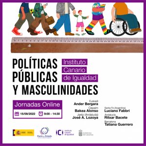 300 personas inscritas en las jornadas de Políticas públicas y masculinidades organizadas por el ICI