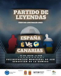 El Campo Municipal de San Sebasti&aacute;n de La Gomera acoge este s&aacute;bado el partido de leyendas del f&uacute;tbol