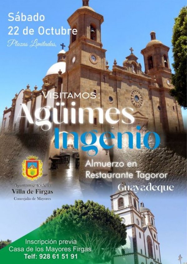 Villa de Firgas: Visita de los Mayores a los municipios de Ingenio y Agüimes