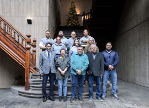 Recepción a la selección canaria de lucha que ha participado en el Campeonato del Mundo de Ssierum