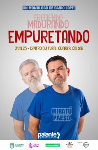 Gáldar: Darío López presenta en el Centro Cultural Guaires su nuevo monólogo &#039;Empuretando&#039;