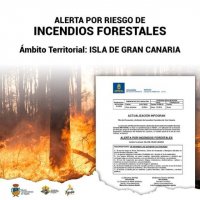 Tejeda: Declarada alerta por riesgos de incendios forestales