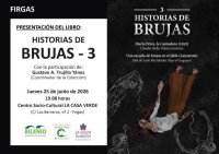 Villa de Firgas: El libro &ldquo;Historias de Brujas 3&rdquo;, se presenta en La Casa Verde el jueves 25 de junio
