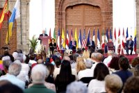 La Gomera: Curbelo apela a sembrar “semillas de paz” y reivindica la defensa de los derechos humanos en su intervención en las Jornadas Colombinas