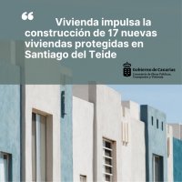 Vivienda impulsa la construcci&oacute;n de 17 nuevas viviendas protegidas en Santiago del Teide