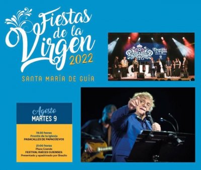 El Festival Ra&iacute;ces Guienses se celebra ma&ntilde;ana martes con Braulio como maestro de ceremonias