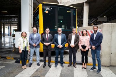 Guaguas Municipales impulsa la electrificaci&oacute;n de su flota con la instalaci&oacute;n en cocheras de nuevos puntos de recarga para sus veh&iacute;culos