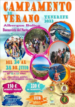 Valleseco organiza un campamento de verano a Tenerife