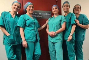 El Hospital Dr. Negrín pone en marcha un proyecto de sostenibilidad en el área quirúrgica impulsado por Enfermería