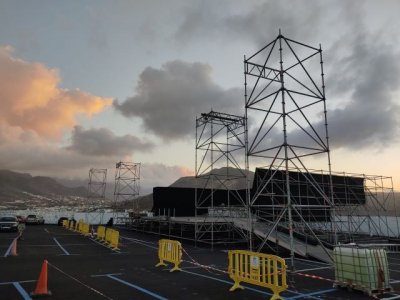 El aparcamiento frente al Polideportivo de Gáldar cierra para acoger el festival Agáldar