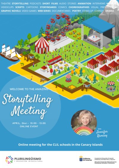 Un encuentro virtual de narraci&oacute;n culmina las celebraciones por el D&iacute;a del Libro de cuarenta centros