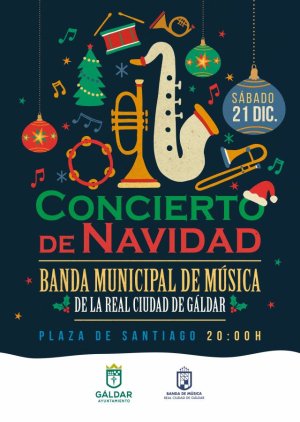 La Banda Municipal de Música de la Real Ciudad de Gáldar ofrecerá este sábado su tradicional concierto de Navidad